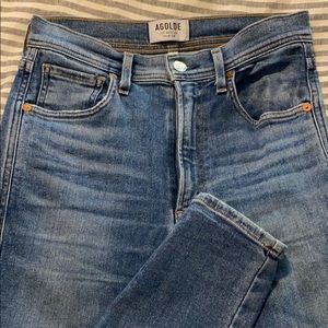 AGOLDE Roxanne Super High Rise Skinny in Adore